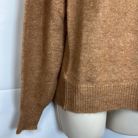 Vero Moda Simone high neck Nordic sweater Brown NWT - Picture 5 of 12